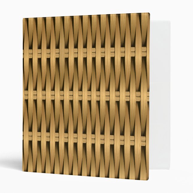 Classeur Érovier de canne naturel (Devant/intérieur)