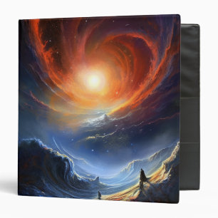 Classeur Espace extra-atmosphérique Sci Wi Art paysage