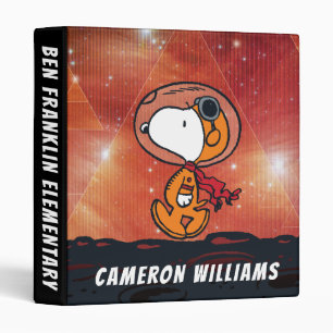 Classeur ESPACE Snoopy Geometry Moon Walk