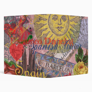 Classeur Espagne Sunshine Espagnol Travel Art
