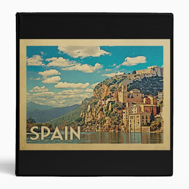 Classeur Espagne Vintage voyage Miravet (Devant)