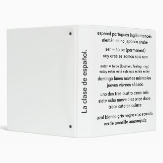 Classeur espagnol