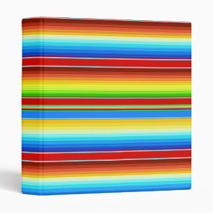 Classeur Espagnol traditionnel couvrant mexicain vibrant
