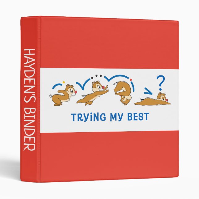 Classeur Essayer mon meilleur (Devant/Côté)