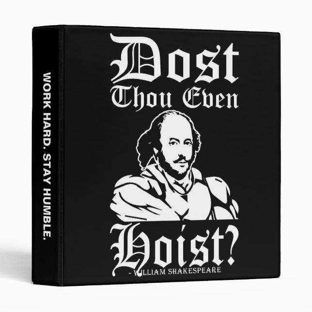 Classeur Est-Ce Que Tu Veux Même Hoist ? - Shakespeare (Devant/Côté)