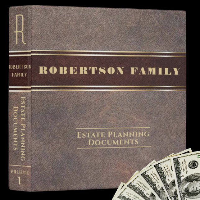 Classeur Estate Planning and Trust Documents (Créateur téléchargé)