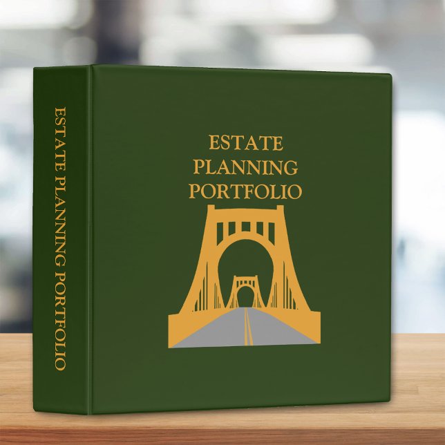 Classeur Estate Planning Portfolio - Green \ Gold (Créateur téléchargé)