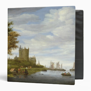 Classeur Estuaire de rivière avec un château
