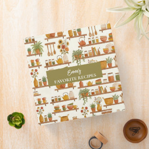 Classeur Étagères de garde-manger cosy Support de recettes