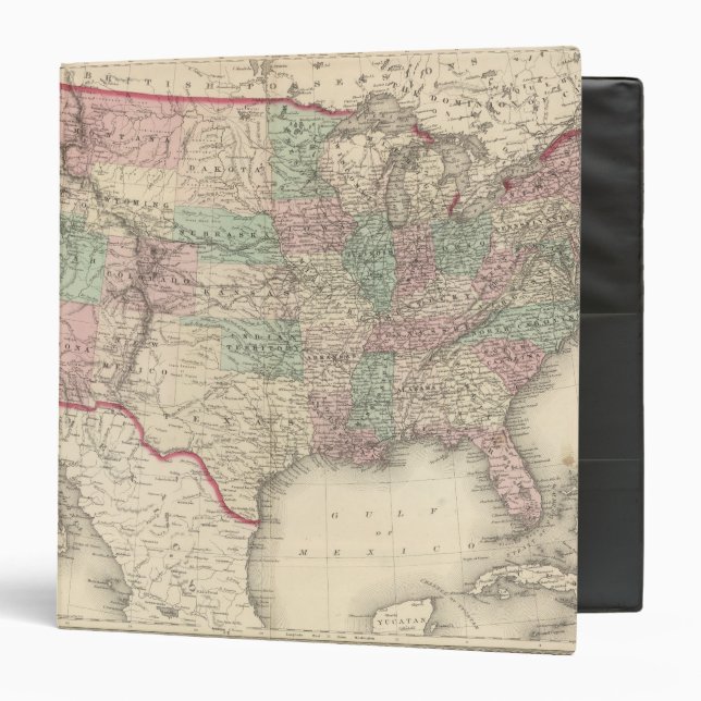 Classeur États-Unis 4 (Devant/Intérieur)