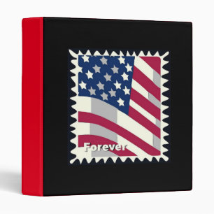 CLASSEUR ÉTATS-UNIS D'AMÉRIQUE DRAPEAU FOREVER STAMP