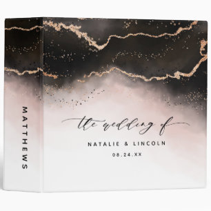 Classeur Ethereal Mist Ombre Blush Pink Mariage Album photo