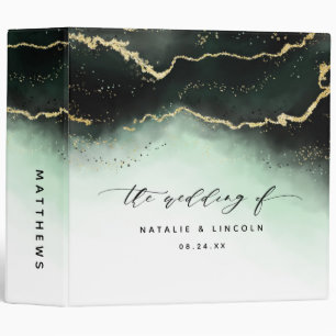 Classeur Ethereal Mist Ombre Emerald Mariage Album photo