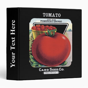 Classeur Étiquette de paquet de graine de tomate