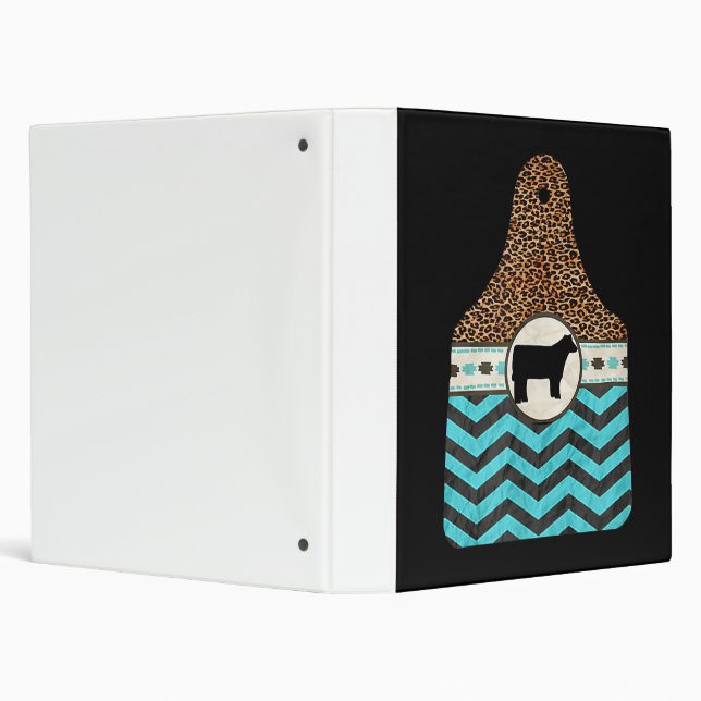 Classeur étiquette de vache cadeau papier cheetah (Arrière-plan)