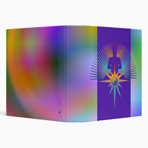 Classeur Étoile de bouddha 3D violet
