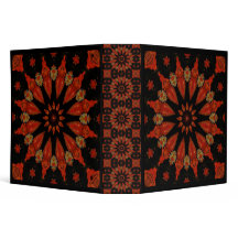 Étoile rouge en noir