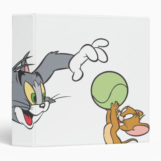 Classeur Étoiles de tennis Tom et Jerry 2 (Devant/Côté)