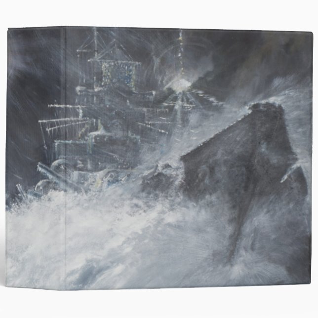 Classeur Étonné par bataille de Starshell Scharnhorst de (Devant/Côté)