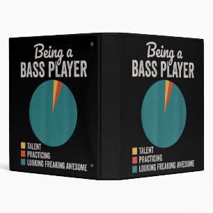 Classeur Être un musicien bassis Funny Bass Guitar Joueur