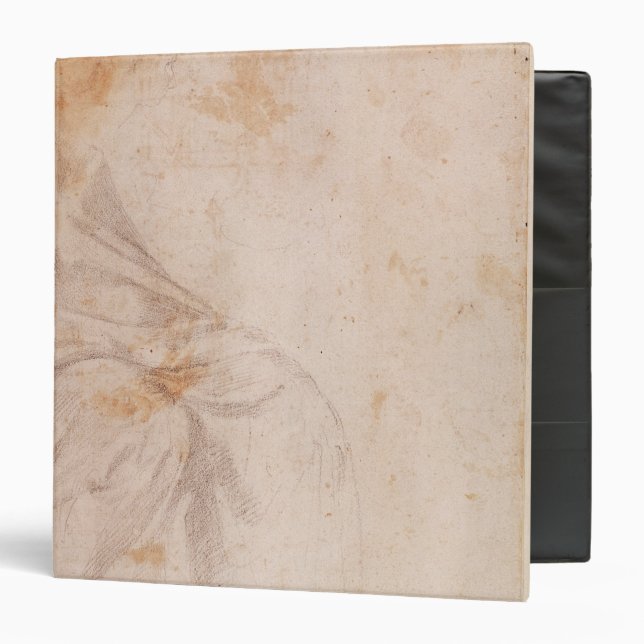 Classeur Étude de la draperie c.1516 (Devant/Intérieur)