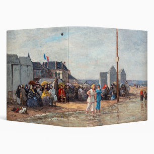 Classeur Eugene Boudin - Temps de baignade à Trouville