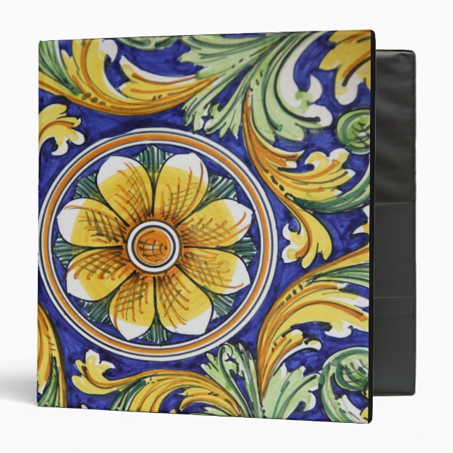 Classeur Europe, Italie, Sicile, Taormine. Traditionnel 4 (Devant/Intérieur)