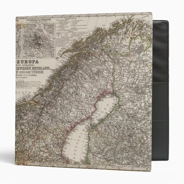 Classeur Europe orientale, Norvège (Devant/Intérieur)