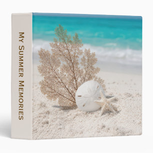 Classeur Éventail de mer avec dollar de sable et étoile de