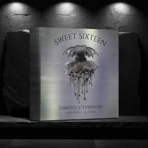 Classeur Evil Fairy Gown   Rocher noir gothique