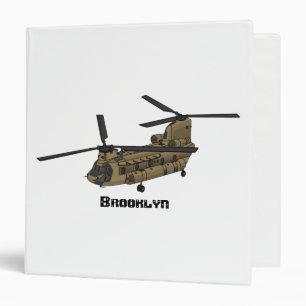 Classeur Exemple d'hélicoptère militaire Chinook