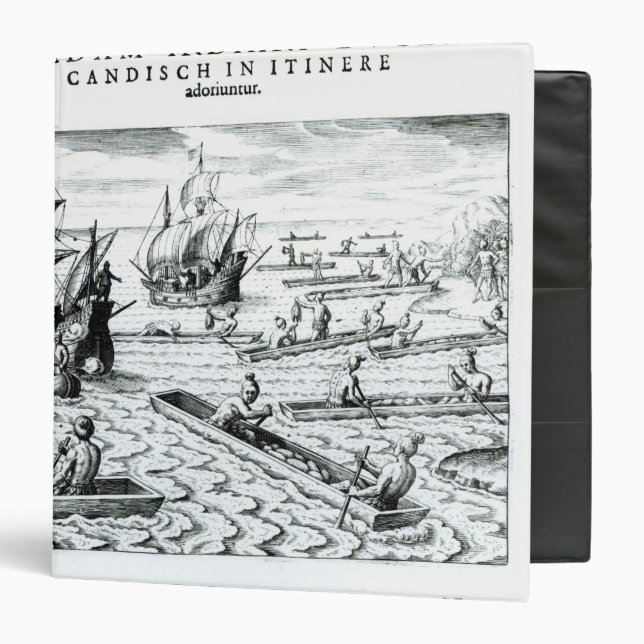 Classeur Expédition de Thomas Cavendish (Devant/Intérieur)