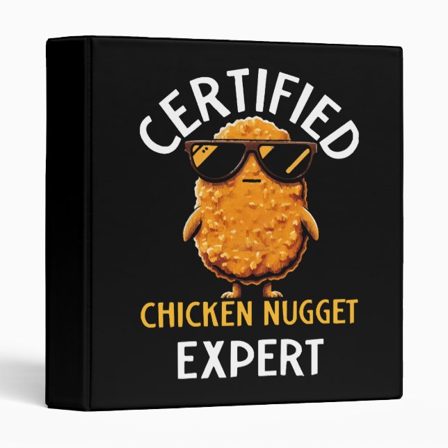Classeur Expert certifié en nugget de poulet (Devant/Côté)
