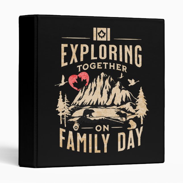 Classeur Explorer ensemble la journée en famille (Devant/Côté)