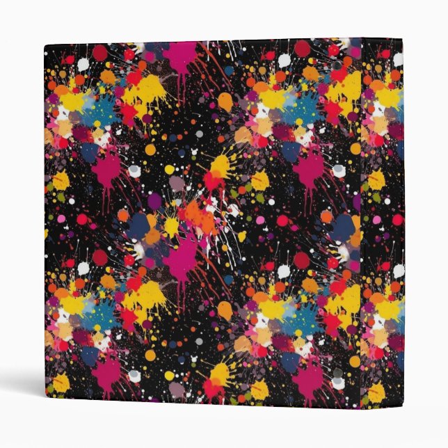 Classeur Explosion de couleur (Dos/côté)