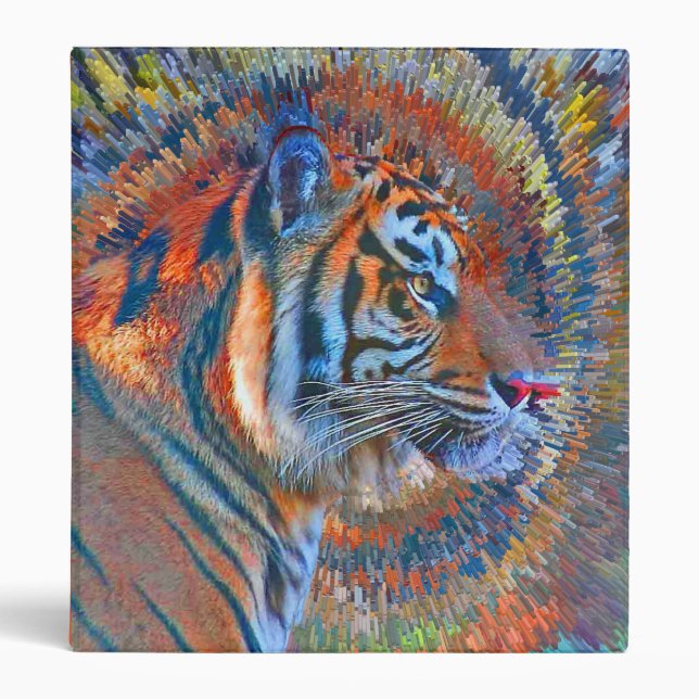 Classeur Explosion de tigre (Devant)