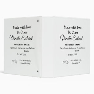 Classeur Extrait de vanille fait maison ajouter des ingrédi