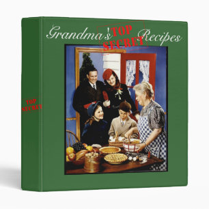 Classeur extrêmement secret de la recette de la