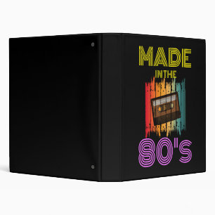 CLASSEUR FABRIQUÉ DANS LES ANNÉES 80 BANDE CASSETTE VINTAGE
