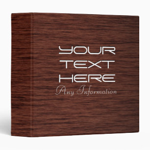 Classeur Fabrique Wood Custom Monogramme