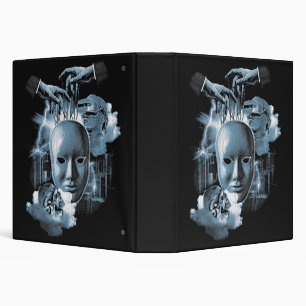 Classeur Faceless - Techno-Goth Streetwear Design