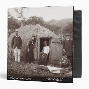 Classeur Faisant Tappa, un tissu indigène, c.1875 (photo d