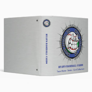 Classeur fait sur commande de carte de base-ball