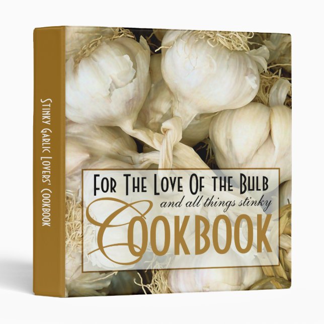 Classeur fait sur commande de la recette des (Devant/Côté)