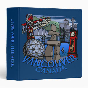 Classeur fait sur commande de livre de Vancouver