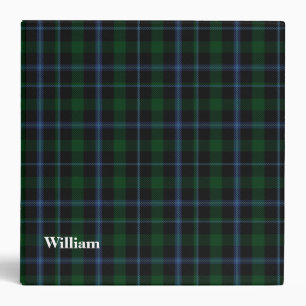 Classeur fait sur commande de plaid de tartan de