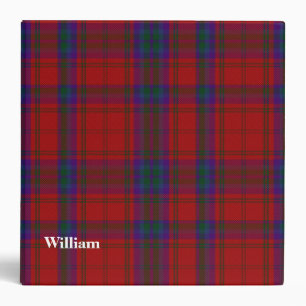Classeur fait sur commande de plaid de tartan de