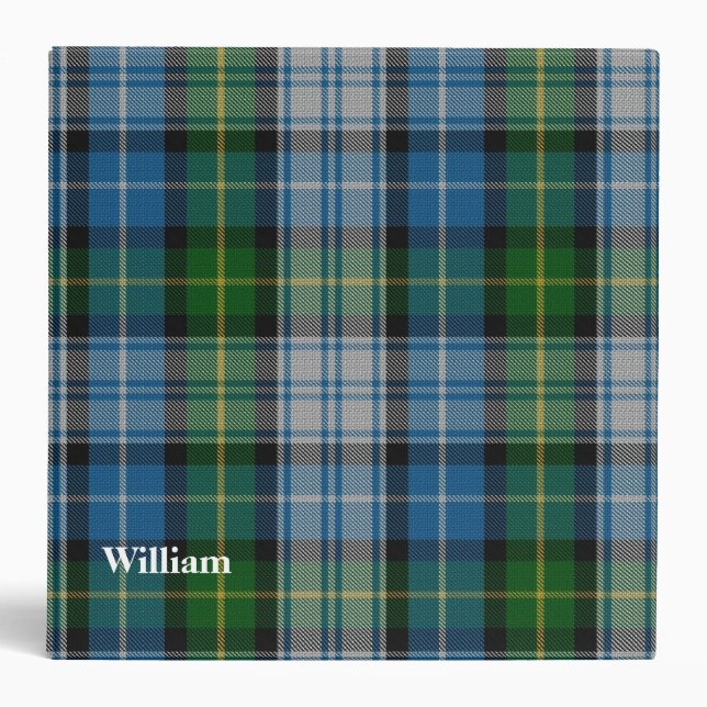 Classeur fait sur commande de plaid de tartan de (Devant)