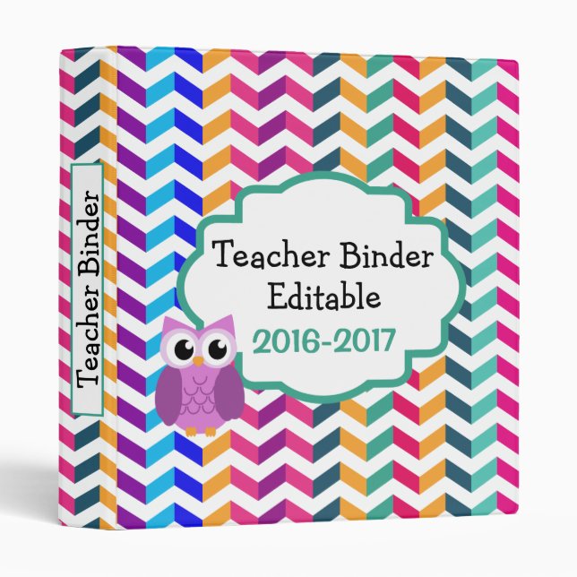 Classeur fait sur commande de professeur (Devant/Côté)