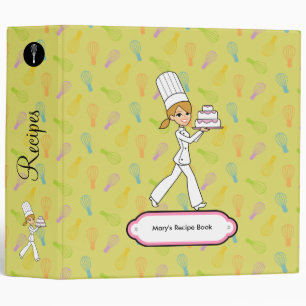 Classeur fait sur commande de recette d'art de